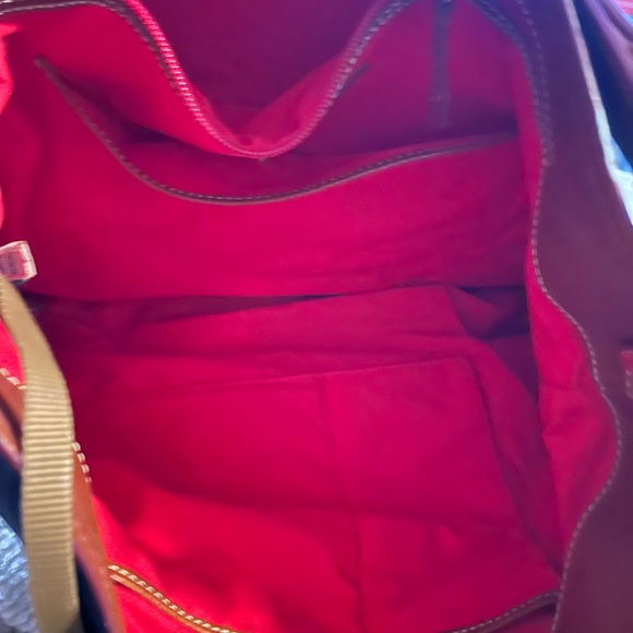 Dooney & Bourke Black and Brown Shoulder Bag - Picture 7 of 9